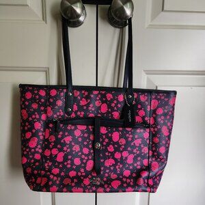 Coach Navy and Pink Tote